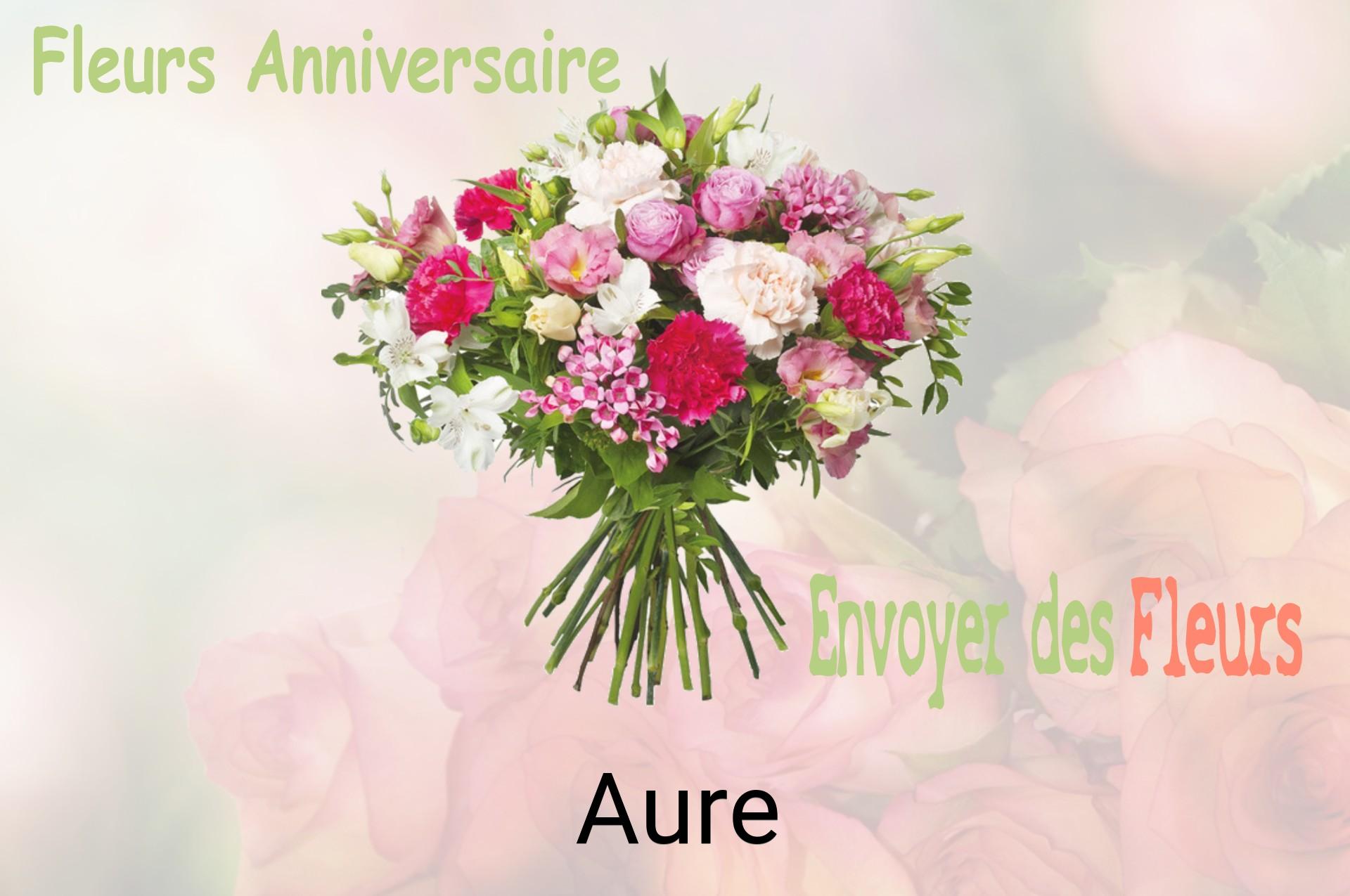Bouquet de fleurs d’anniversaire livré à Aure